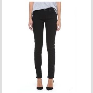 Adriano Goldschmied The Silt Cigarette Skinny Black Pants W's Sz 27 Classic AG